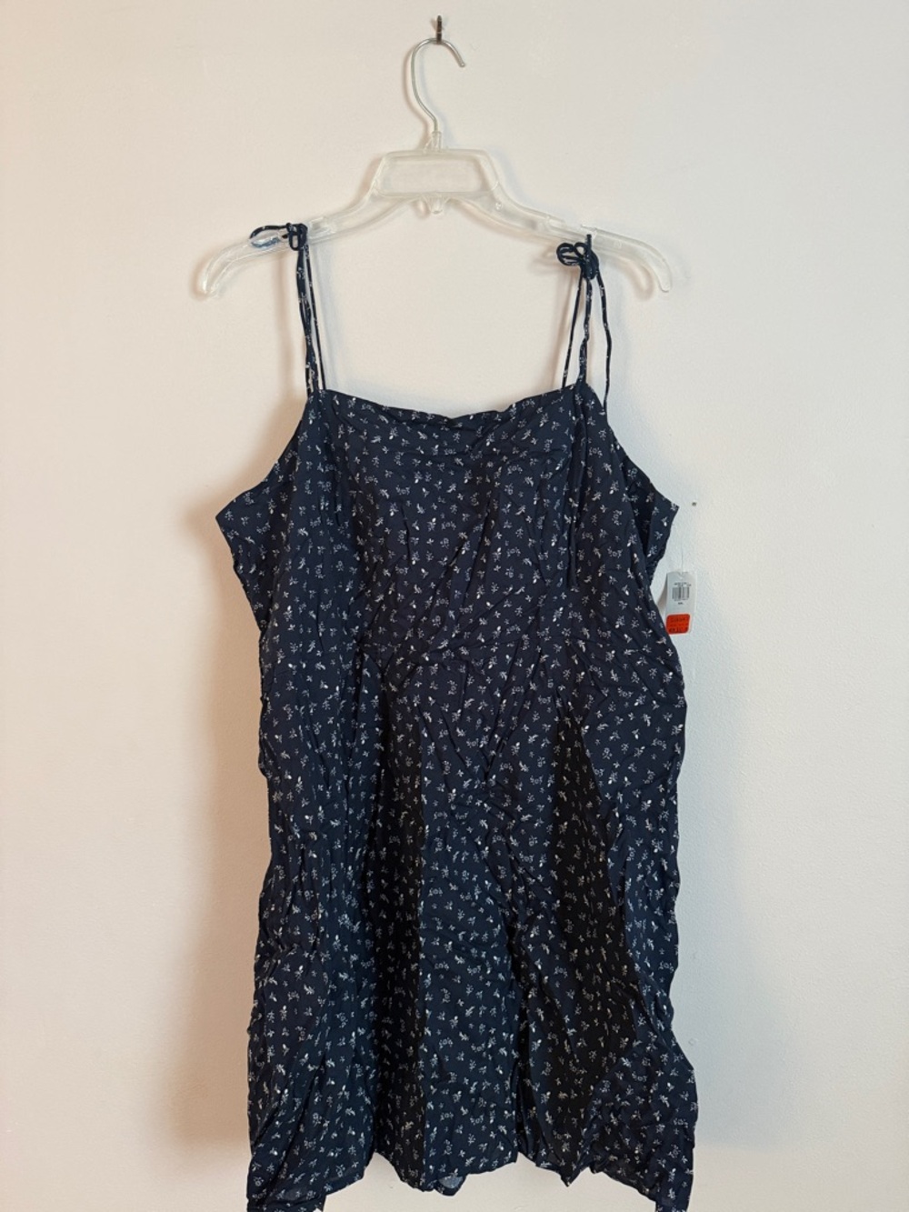 GAP Navy Blue Mini Dress with White Floral Print